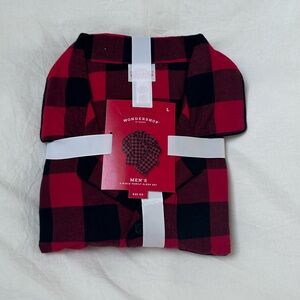NWT Wondershop Men's Red and Black Buffalo Check PJs